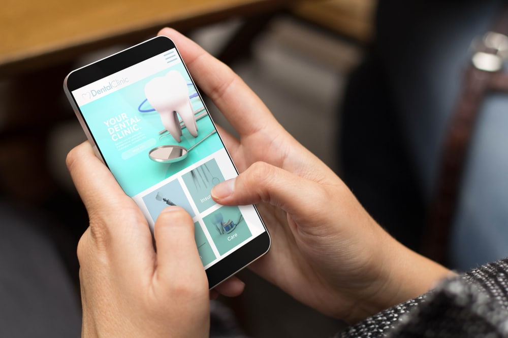 Mobile,Design,Concept:,Girl,Using,A,Digital,Generated,Phone,With