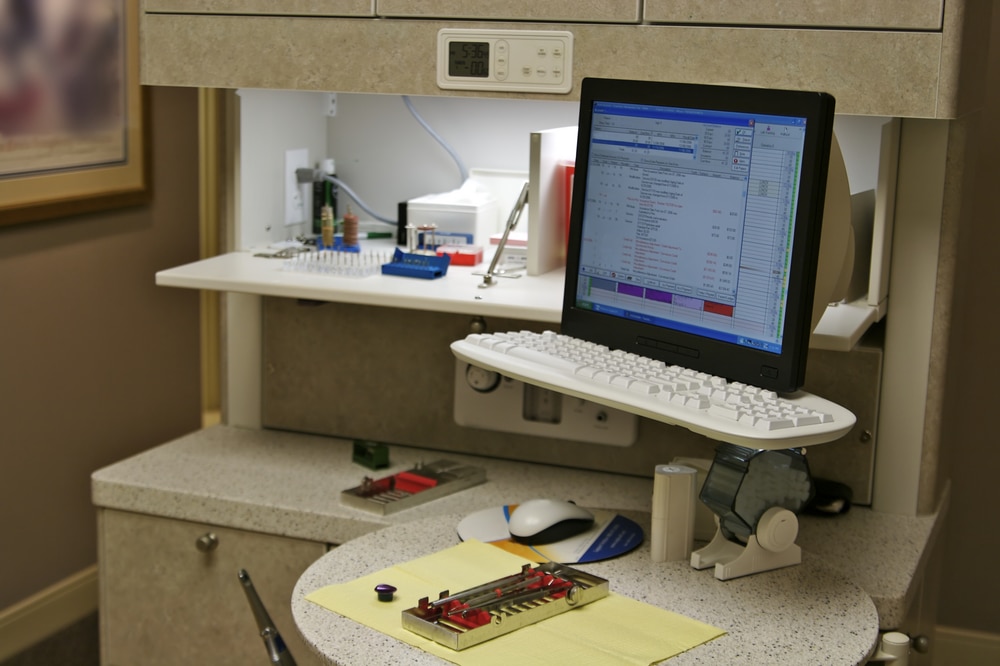 Modern,Dentist,Office,With,The,Are,Hygienist's,Station,And,Equipment